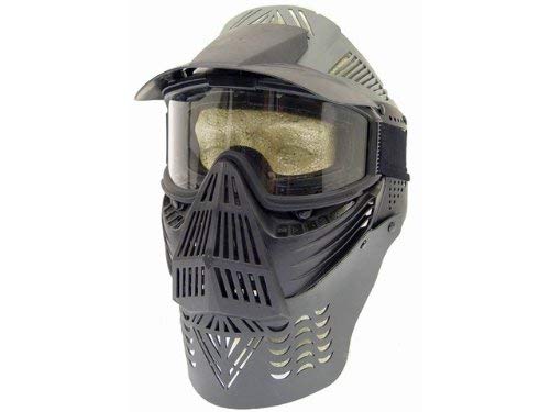 Airsoft & Paintball Full Face Mask - Black