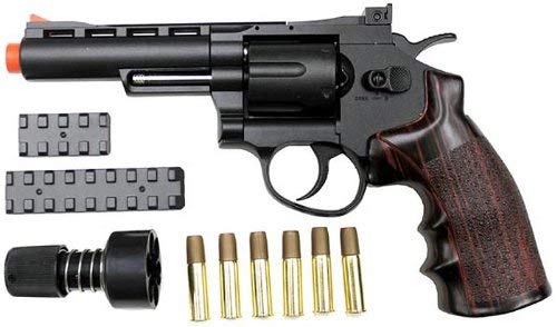 wingun 701 4 revolver co2 gas gun bk(Airsoft Gun)