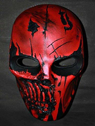 Custom Army of Two Halloween Costume Cosplay BB Gun Paintball Airsoft Mask R2 Red Punisher MA25 am