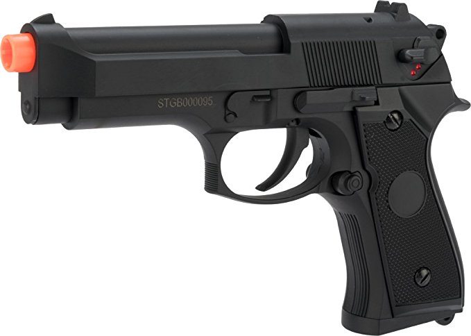 Evike - CYMA Advanced Full Auto Select Fire M9 Airsoft AEP Hand Gun Package (Color Options)