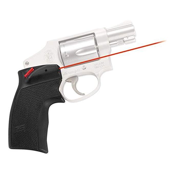 Crimson Trace Lasergrip DS-124R S&W J Frame & Taurus 85 Revolvers, Red