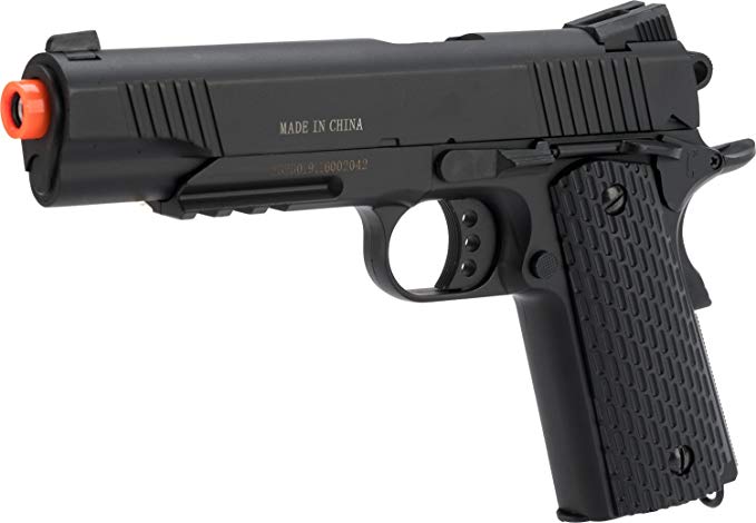 Evike - Double Eagle M291 Full Metal 1911 Full Size Airsoft Spring Pistol