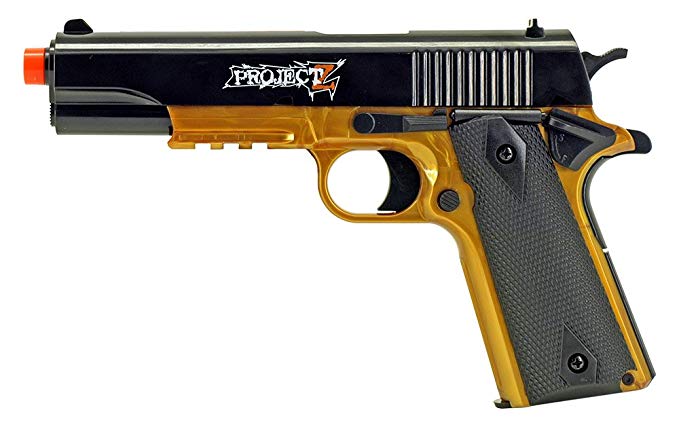 Project Z in human b-1911 spring airsoft gun pistol 345 FPS