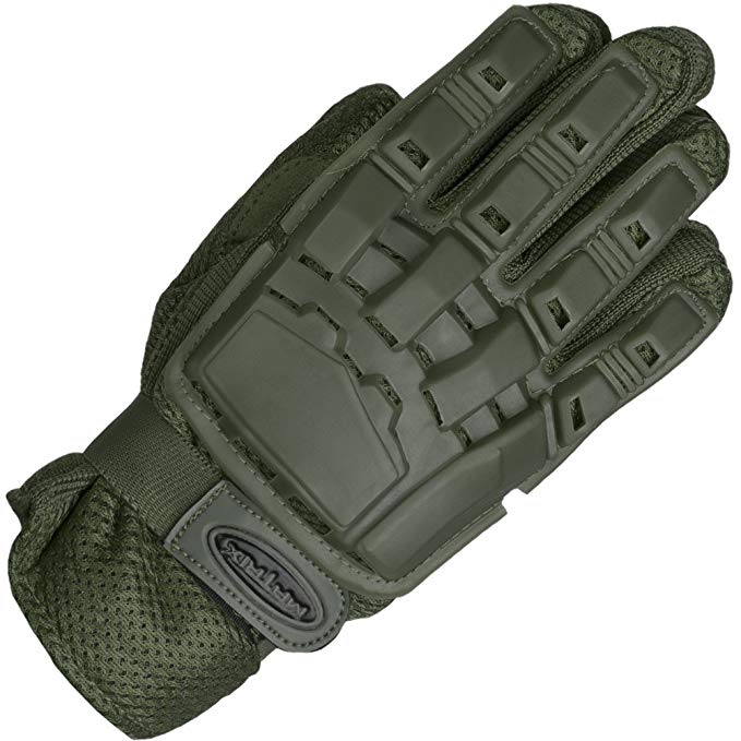 Evike Matrix Full Finger Tactical Gloves - Black/ODG/Tan - S/M/L/XL