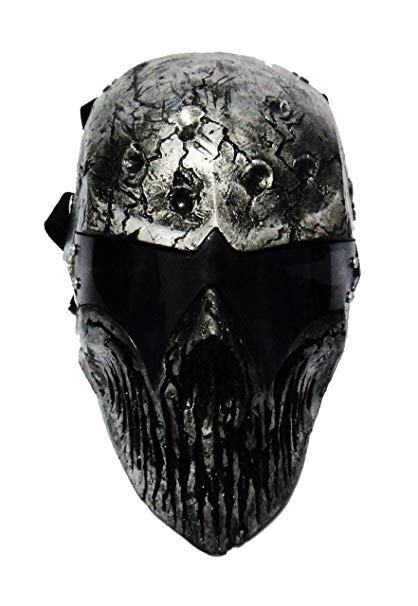 ColdBloodArt #3 airsoft paintball mask - Dark Metal