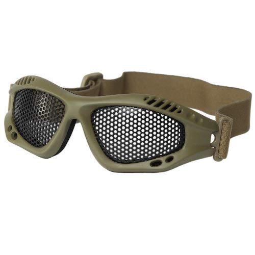 Mil-Tec Tactical Metal Wire Goggles Coyote