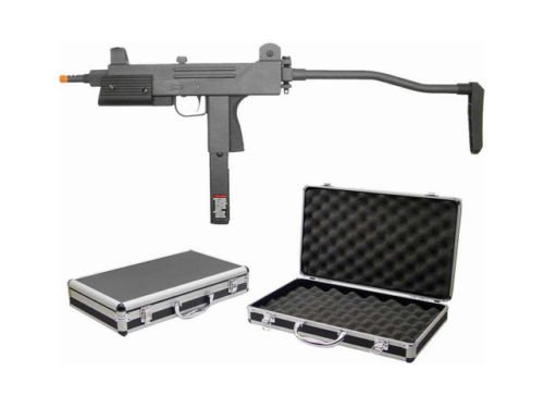 hfc t77 full metal body semi/full auto green gas blowback gbb airsoft smg w/case(Airsoft Gun)