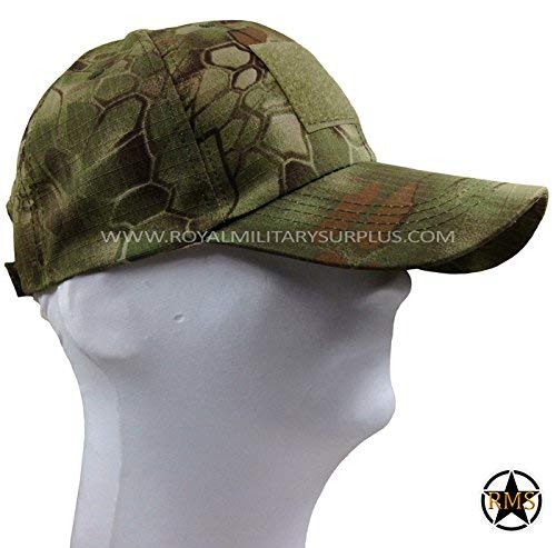 Tactical Cap - MANDRAKE (Woodland/Kryptek) - Multi-Directional/Transitional Shading Camouflage Pattern (Army/Military/Special Forces) - Airsoft & Paintball Gear