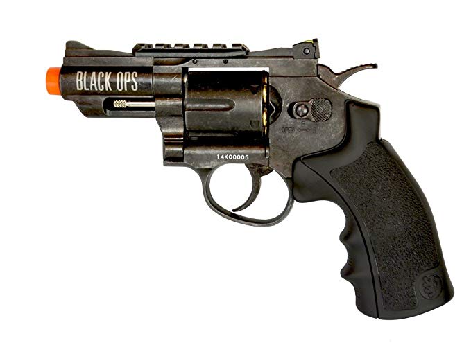 black ops exterminator full metal air revolver, 2.5 aged bb(Airsoft Gun)