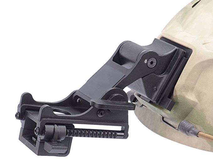 Tactical MDG Combat Helmet NVG Mount KIT Airsoft Paintball Military BK