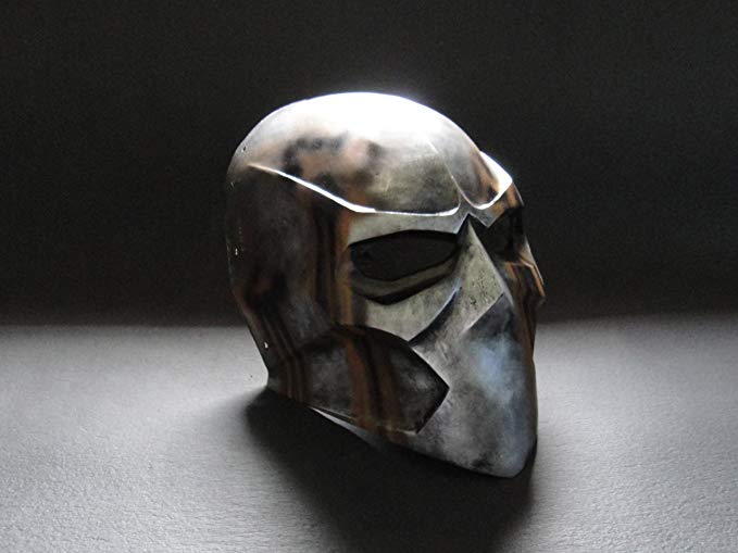 ColdBloodArt #4 airsoft paintball mask - Rust Metal